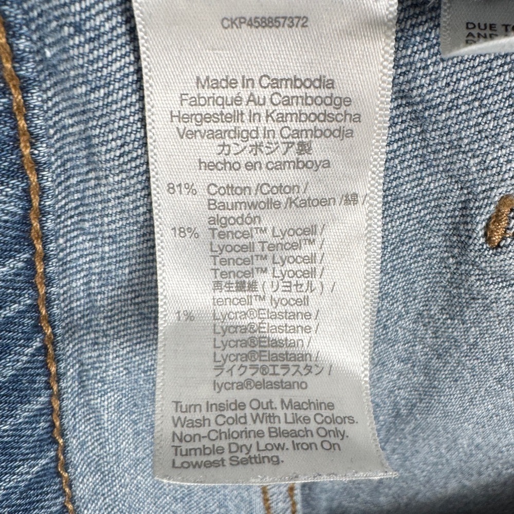 Madewell The Perfect Vintage Jean in Belbury Wash: TENCEL Denim Edition, Size 23 - Picture 13 of 13